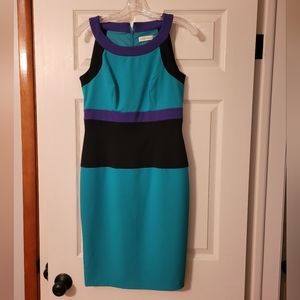 Calvin Klein colorblock dress